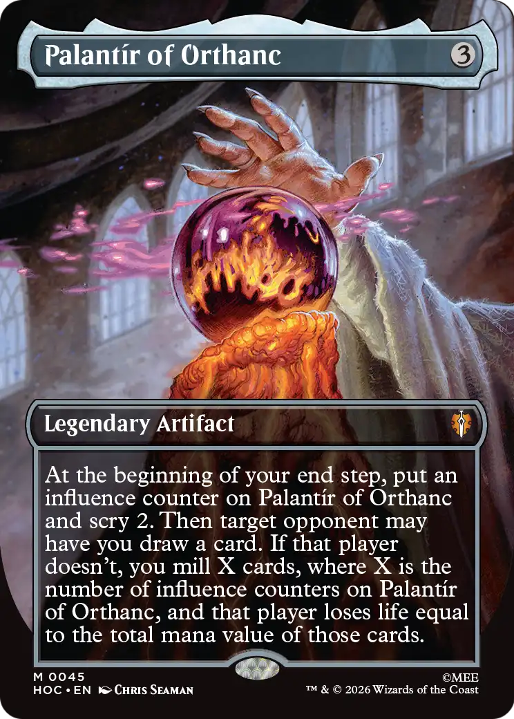 Palantir of Orthanc (Borderless) [The Hobbit: Eternal-Legal]