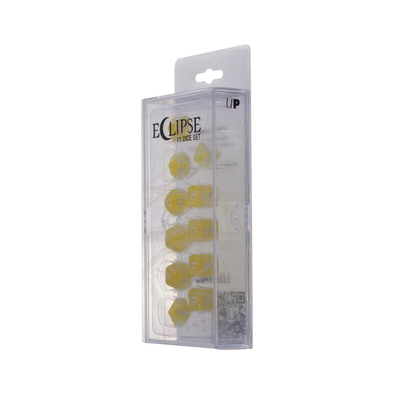 Ultra PRO: 11-Dice Set - Eclipse (Lemon Yellow)