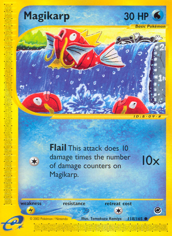 Magikarp (118/165) [Expedition: E-Card Base Set]