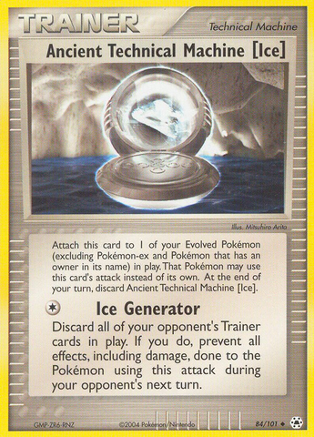 Ancient Technical Machine (Ice) (84/101) [EX: Hidden Legends]