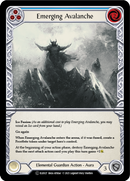 Emerging Avalanche (Blue) [U-ELE027] (Tales of Aria Unlimited) Unlimited Normal