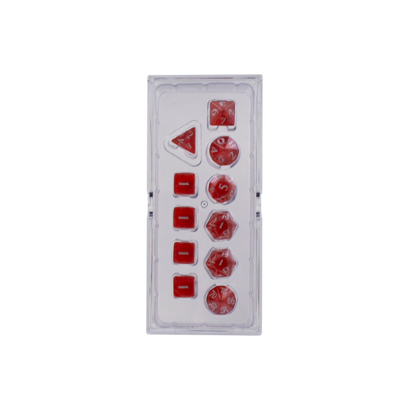 Ultra PRO: 11-Dice Set - Eclipse (Apple Red)