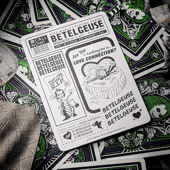 Theory11 - Beetlejuice Playing Cards