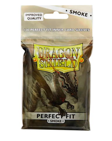 Dragon Shield: Standard Size 100ct Inner Sleeves - Perfect Fit (Smoke)