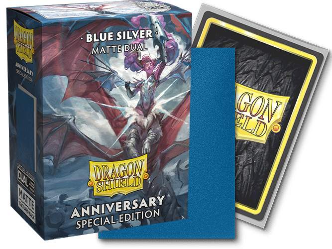 Dragon Shield: Standard 100ct Special Edition - Blue Silver / Cobalt & Silver