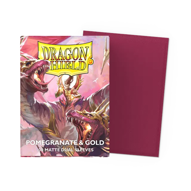Dragon Shield: Standard 100ct Special Edition - Pomegranate & Gold