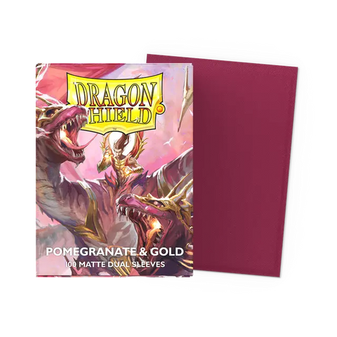 Dragon Shield: Standard 100ct Special Edition - Pomegranate & Gold