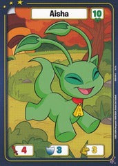 Aisha (Green) - Defenders of Neopia - 1st Edition