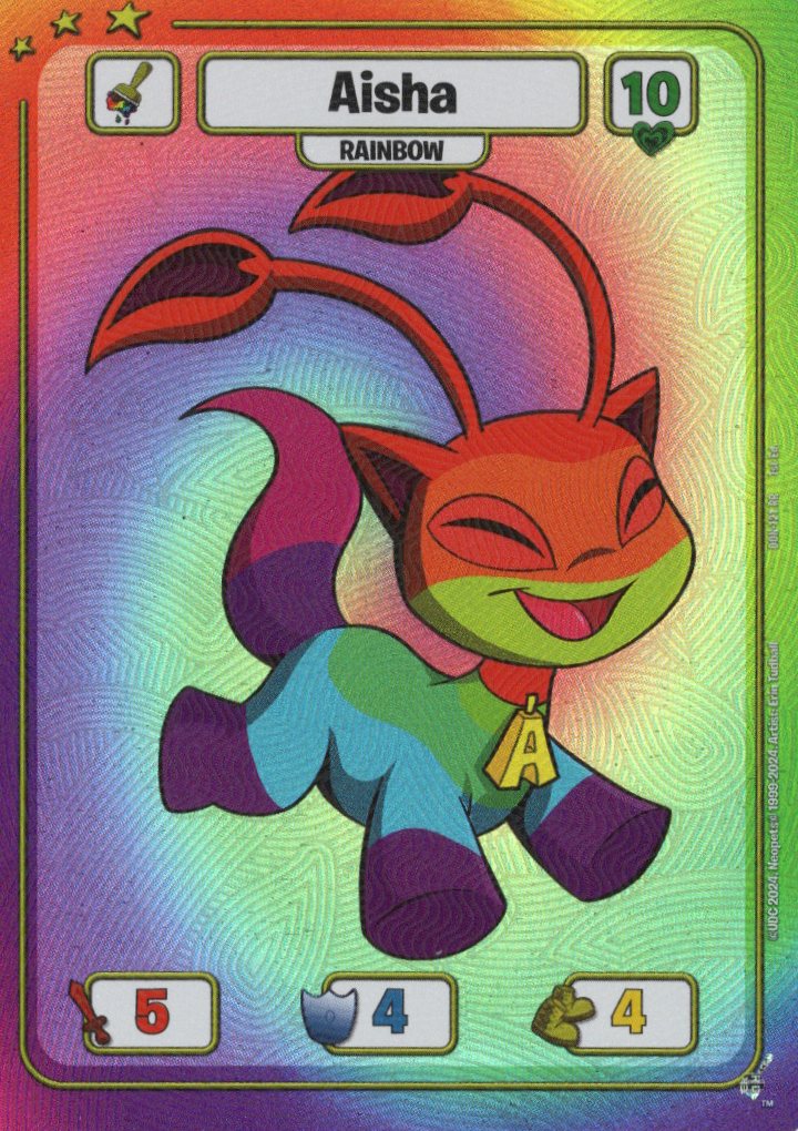 Aisha (Rainbow) - Defenders of Neopia - 1st Edition