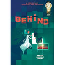 Behind