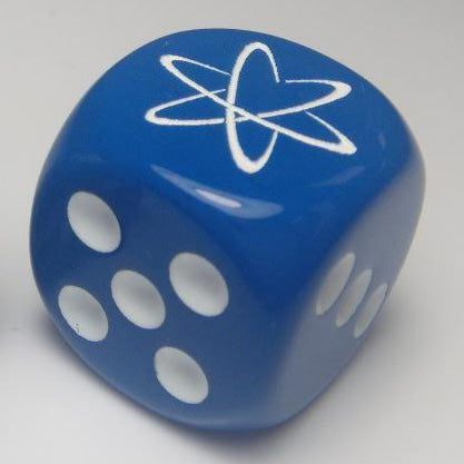 Individual Fusion Dice - Solid Blue