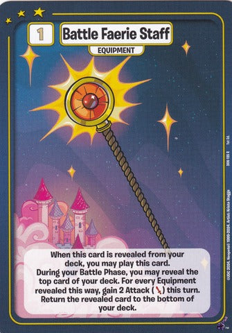 Battle Faerie Staff - Defenders of Neopia - 1st Edition