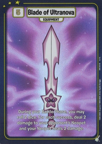 Blade of Ultranova - Defenders of Neopia - 1st Edition