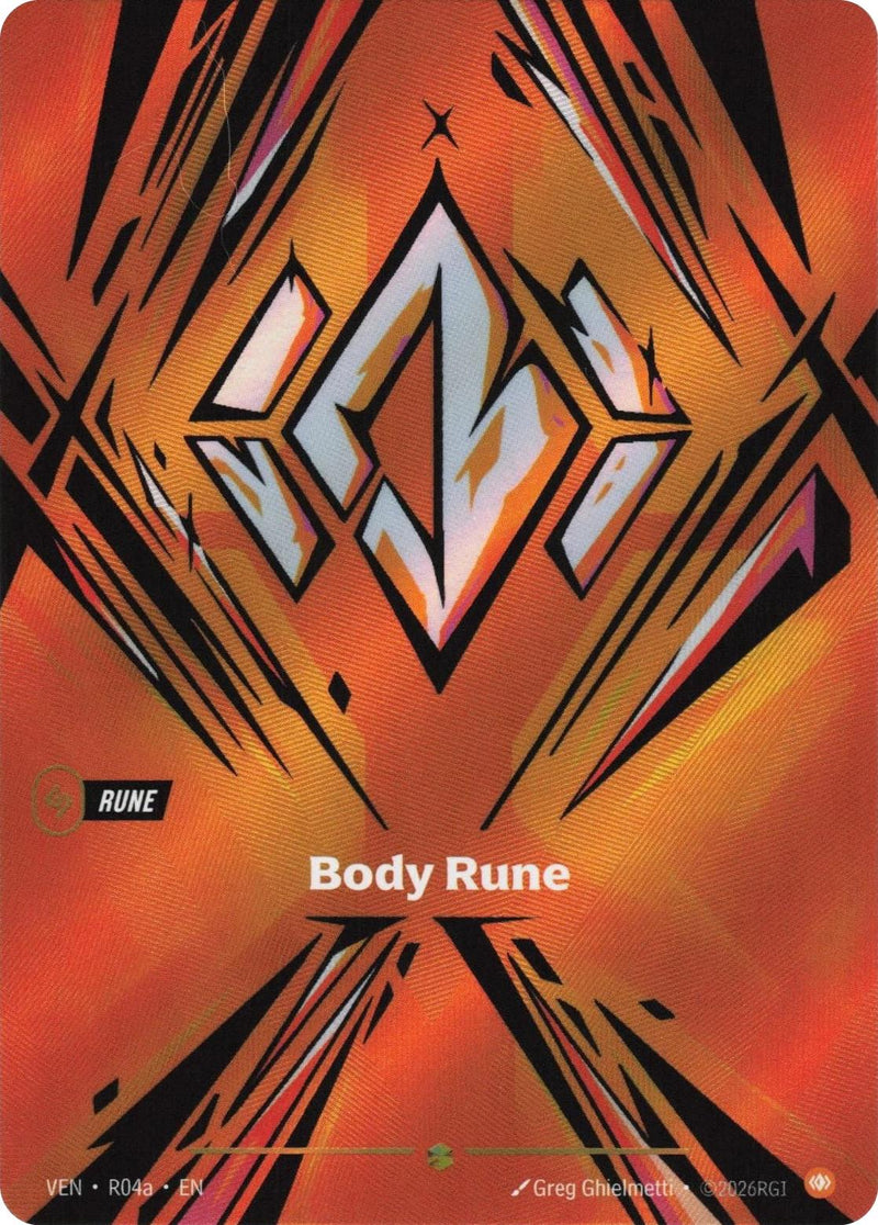 Body Rune (R04a) [Vendetta] R04a