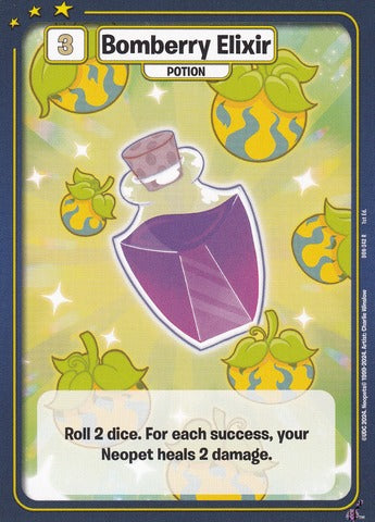 Bomberry Elixir - Defenders of Neopia - 1st Edition