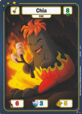 Chia (Fire) - Defenders of Neopia - 1st Edition