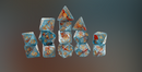 Sirius Dice: Adventure Dice Set - D&D Cleric: Light Blue/Red