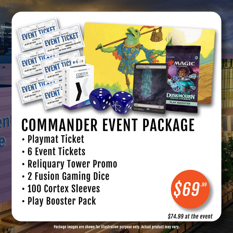 Commander Event Package • Fusion Open November 2nd-3rd