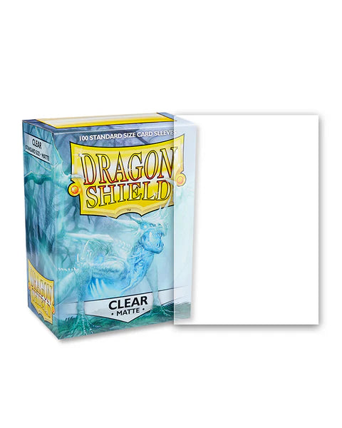 Dragon Shield: Standard 100ct Sleeves - Clear (Matte)