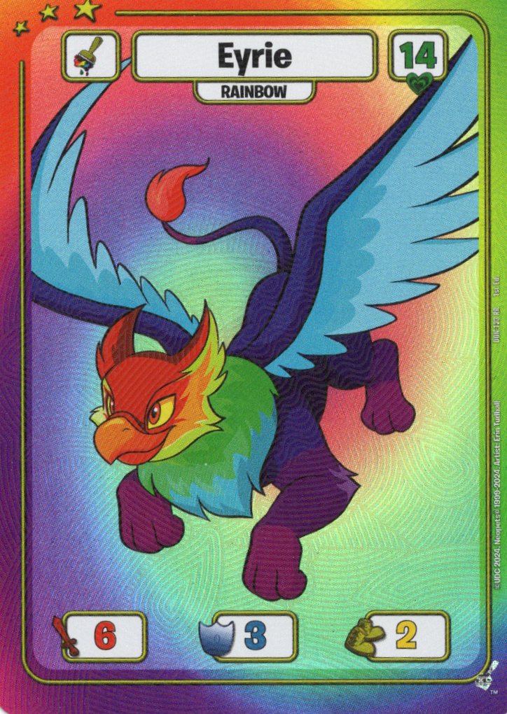 Eyrie (Rainbow) - Defenders of Neopia - 1st Edition