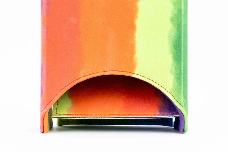 Fanroll: Watercolor Rainbow Fold Up Dice Tower