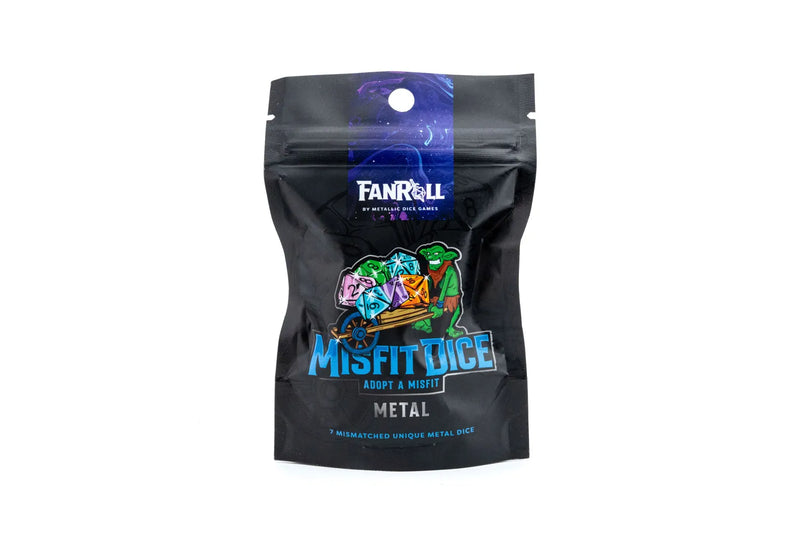 Fanroll Misfit Metal Dice Mystery Bag - 7pc Set
