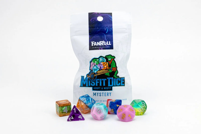 Fanroll Misfit Resin Dice Mystery Bag - 7pc Set