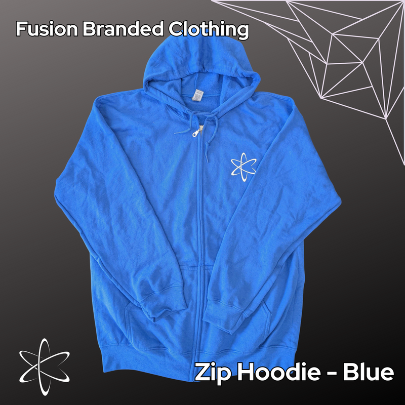 Zip Hoodie - Blue