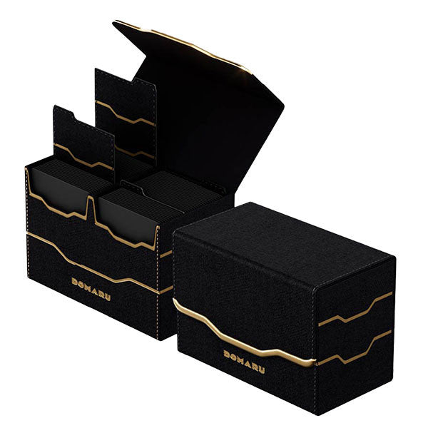 Gatherer's Tavern - Armory Collection: Vertex Duo Domaru Deck Box +200 - Obsidian