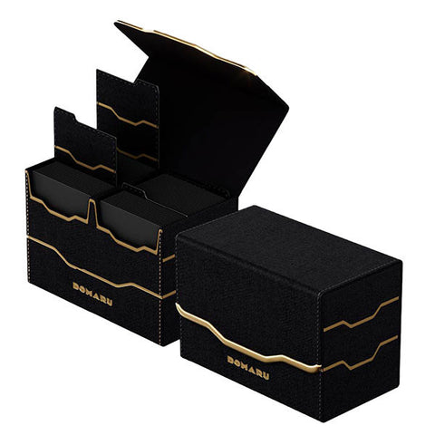 Gatherer's Tavern - Armory Collection: Vertex Duo Domaru Deck Box +200 - Obsidian