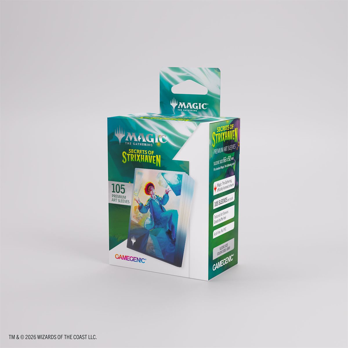 Gamegenic - Premium Art Sleeves (105pcs) - MTG: Secrets of Strixhaven - Zimone, Infinite Analyst
