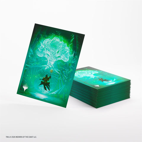 Gamegenic - Premium Art Sleeves (105pcs) - MTG: Secrets of Strixhaven - Forest