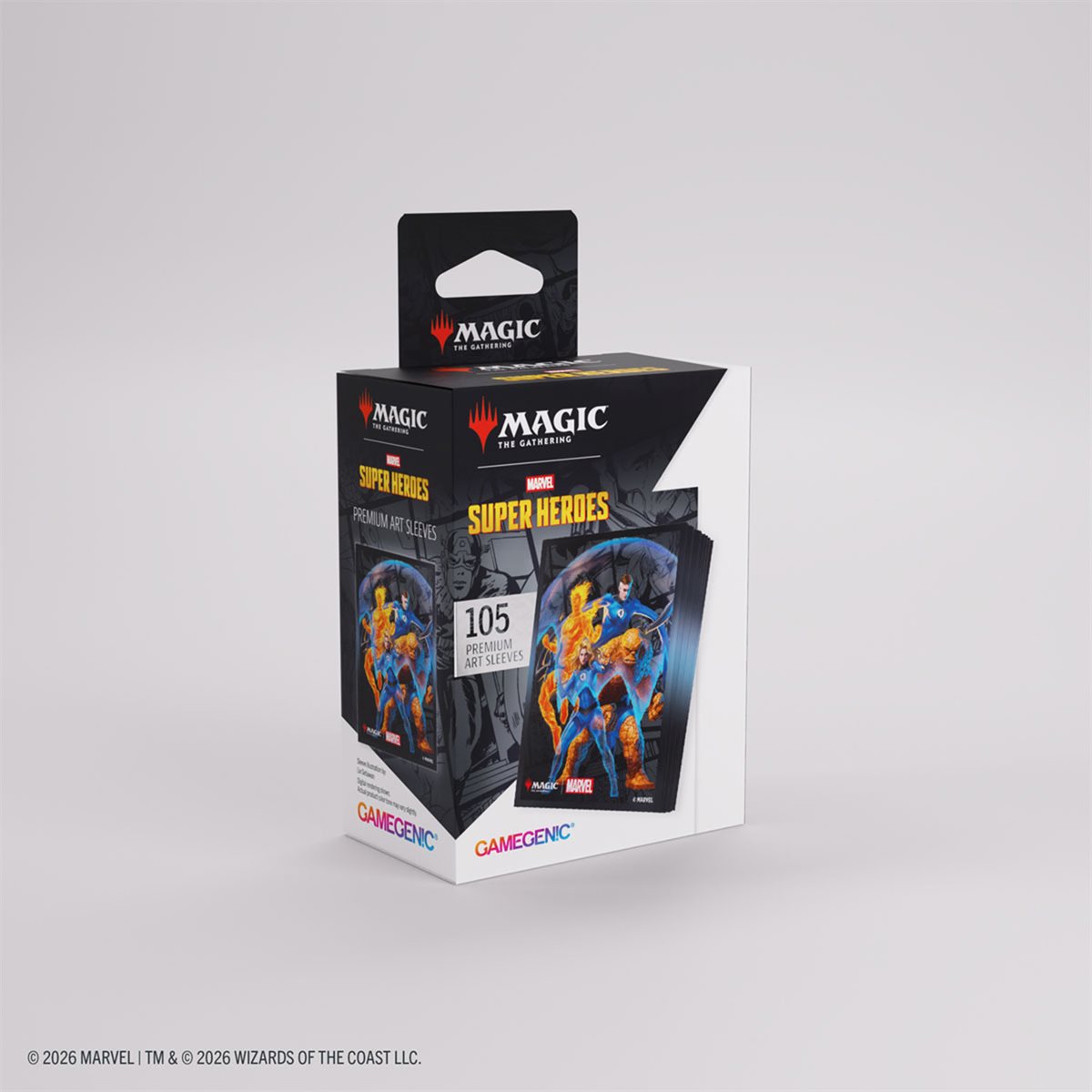 Gamegenic - Premium Art Sleeves (105pcs) - MTG: Marvel Super Heroes - The Fantastic Four