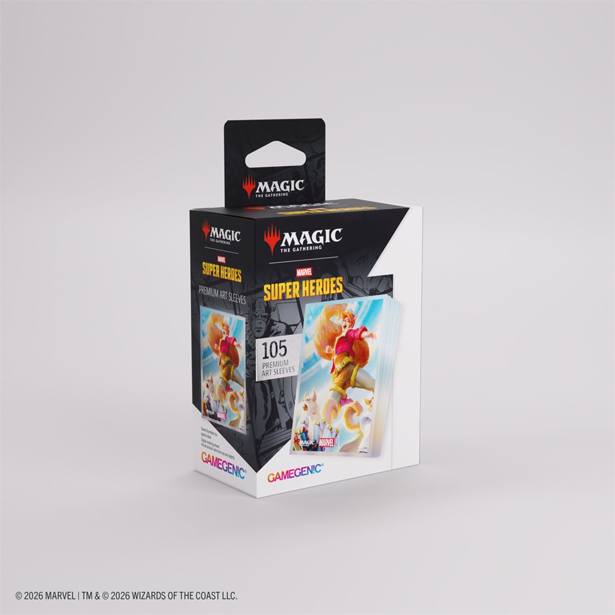 Gamegenic - Premium Art Sleeves (105pcs) - MTG: Marvel Super Heroes - Go Nuts!