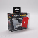Gamegenic - Premium Double Sleeving Pack (105pcs) - MTG: Marvel Super Heroes - Red Comic Burst