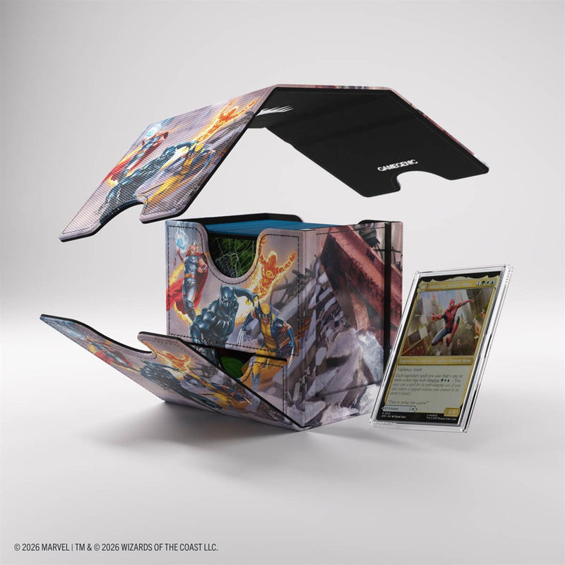 Gamegenic - Sidekick Pro 100+ XL Convertible - MTG: Marvel Super Heroes - Marvel Super Heroes