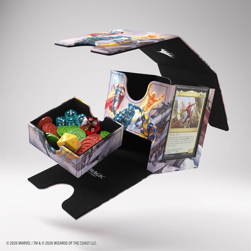 Gamegenic - Sidekick Pro 100+ XL Convertible - MTG: Marvel Super Heroes - Marvel Super Heroes