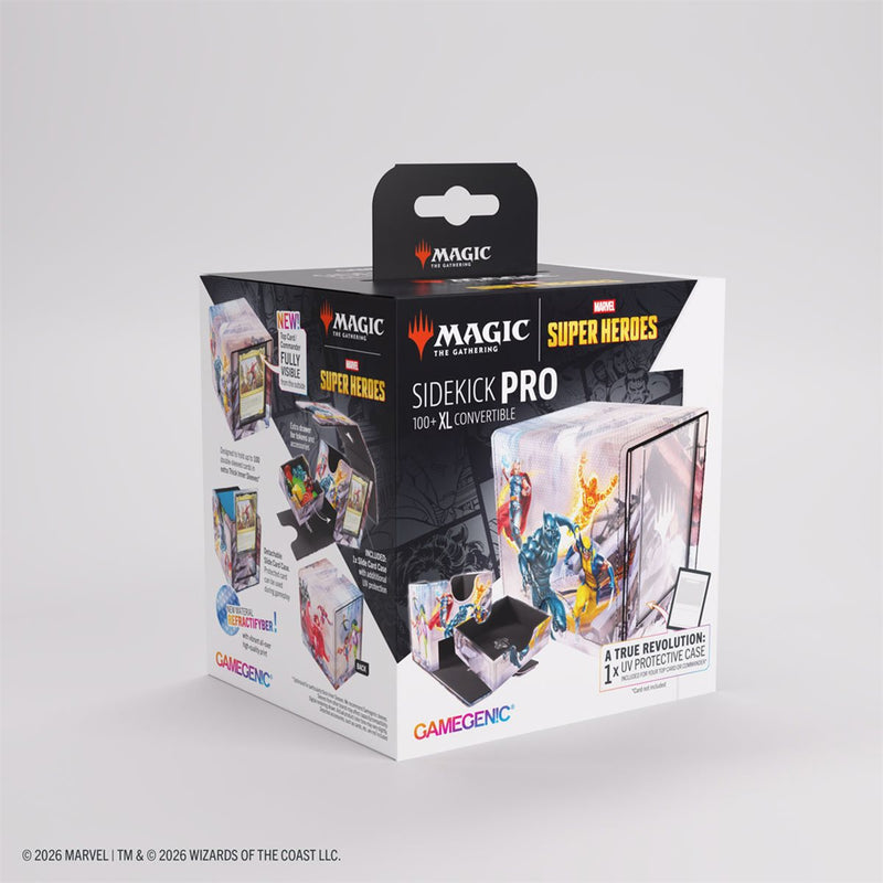 Gamegenic - Sidekick Pro 100+ XL Convertible - MTG: Marvel Super Heroes - Marvel Super Heroes