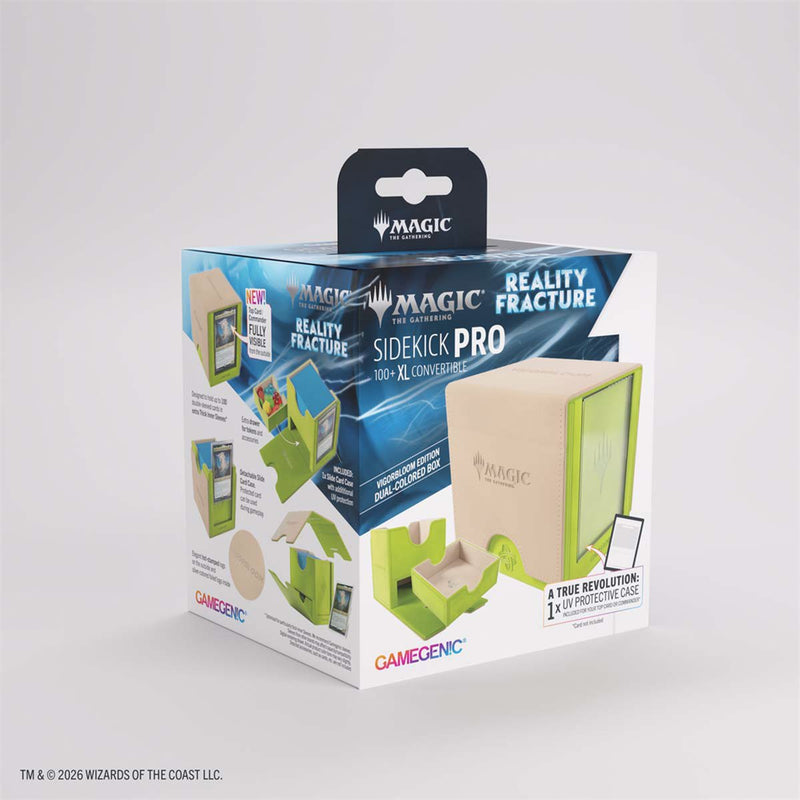 Gamegenic - Sidekick Pro 100+ XL Convertible - MTG: Reality Fracture - Vigorbloom