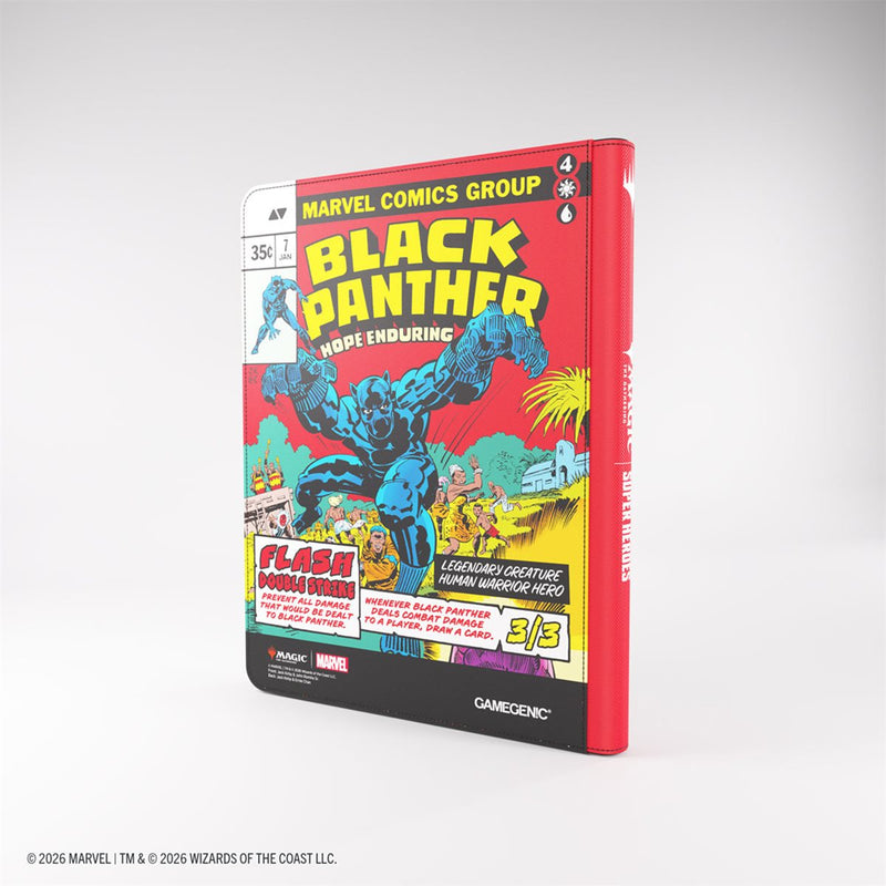 Gamegenic - Zip-Up Album 18-Pocket - MTG: Marvel Super Heroes - Captain America/Black Panther