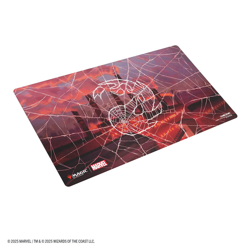 Gamegenic Prime Playmat - MTG x Marvel's Spider-Man Shiny Playmat - Spider-Man Mountain
