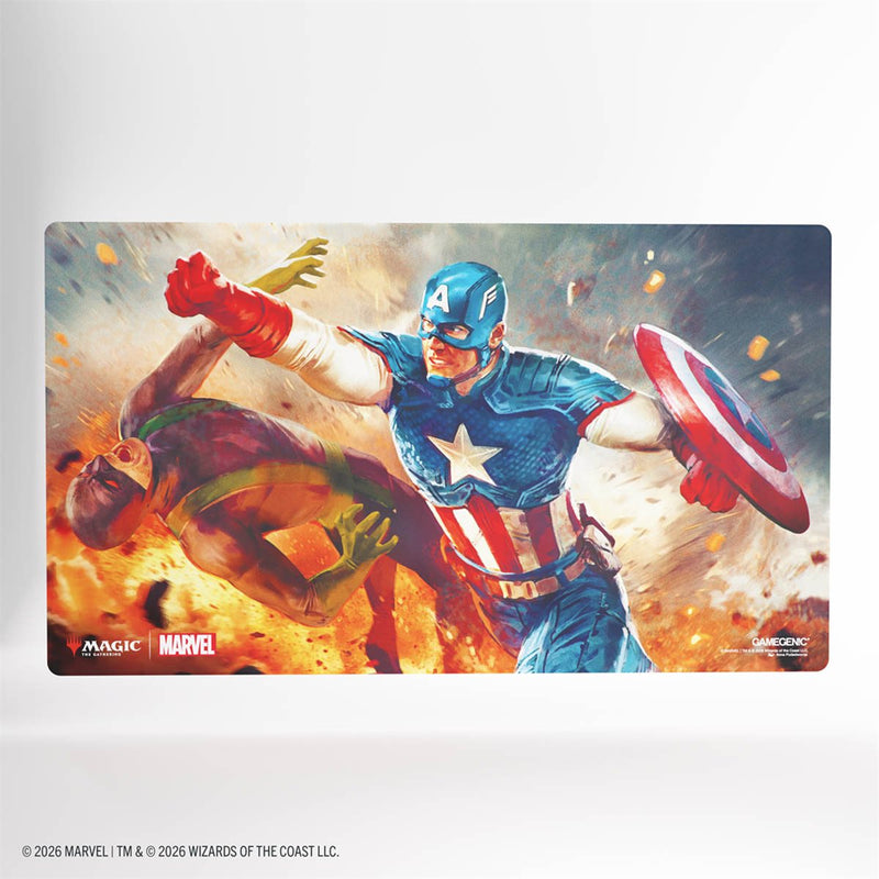 Gamegenic - Prime Playmat - MTG: Marvel Super Heroes - Captain America, Super-Soldier