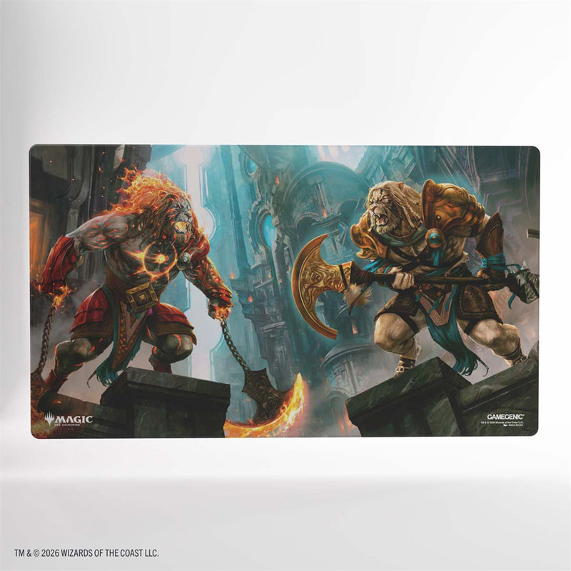 Gamegenic - Shiny Playmat - MTG: Reality Fracture - Ajani, Path of Vengeance / Ajani, Counterattack Leader