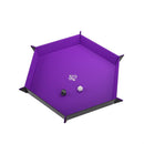 Gamegenic - Magnetic Dice Tray - Hexagonal Purple/Black