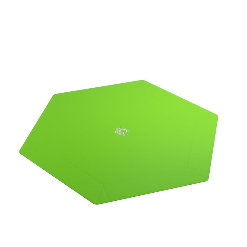Gamegenic - Magnetic Dice Tray - Hexagonal Green/Black