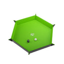 Gamegenic - Magnetic Dice Tray - Hexagonal Green/Black