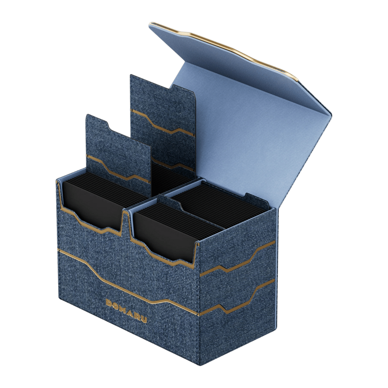 Gatherer's Tavern - Armory Collection: Vertex Duo Domaru Deck Box +200 - Lazulite