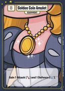 Golden Coin Amulet - Starter Deck - Fire Uni - 1st Edition