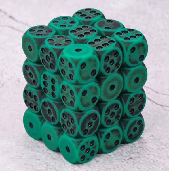 HD Dice 12mm d6 Dice Set - Stinky Green (36pc)