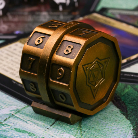 Die Hard Dice: LifeLink Counter V.2 - Battleworn Gold